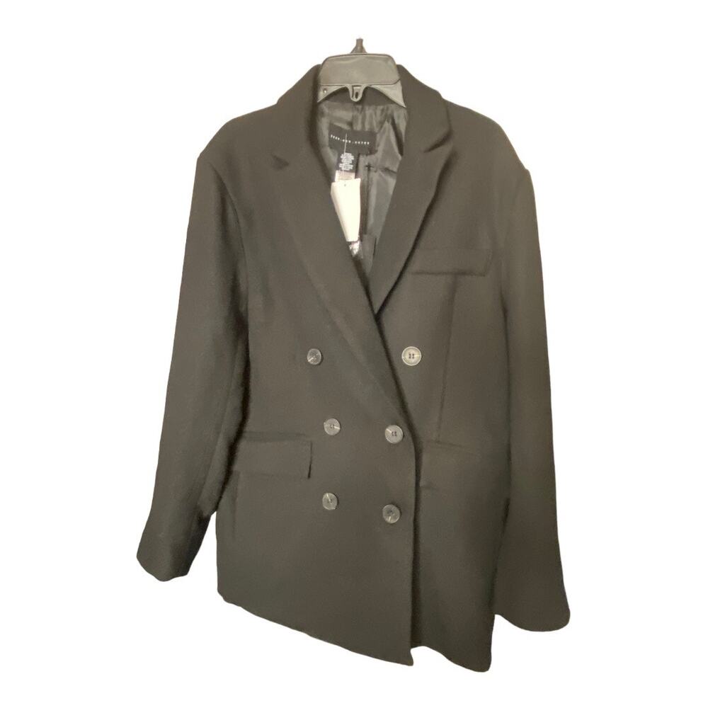 know.one.cares Women's Size Small Double Breasted Jacket Grey Business Wear NWT
